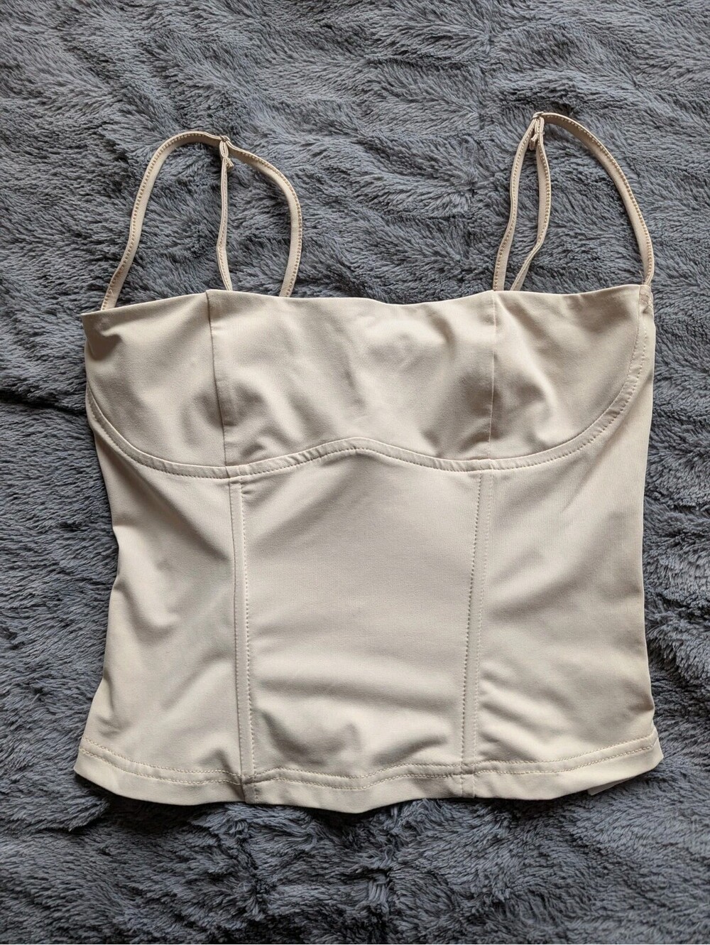 Edikted Corset Top Size Small Beige